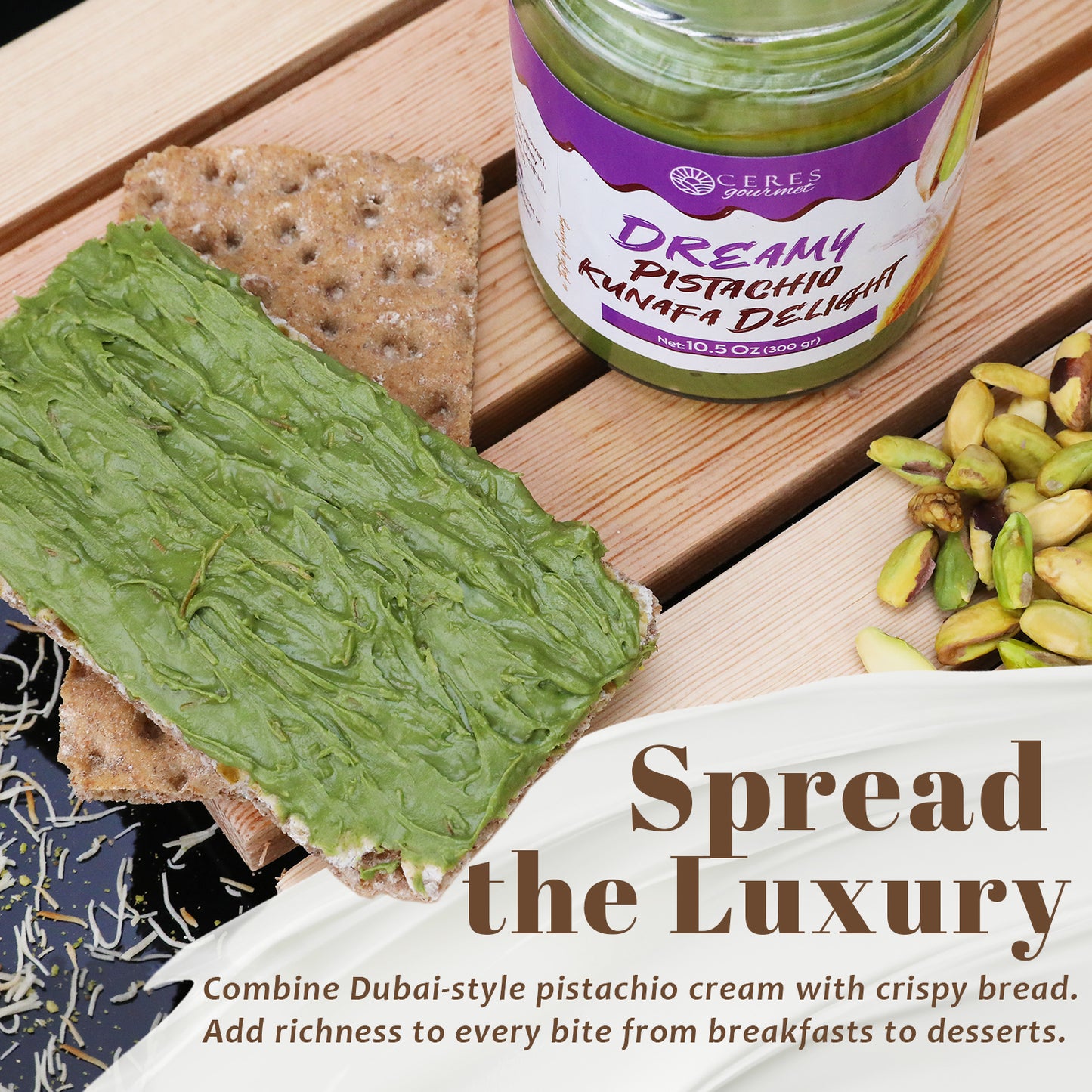 Pistachio Filling for Dubai Chocolate