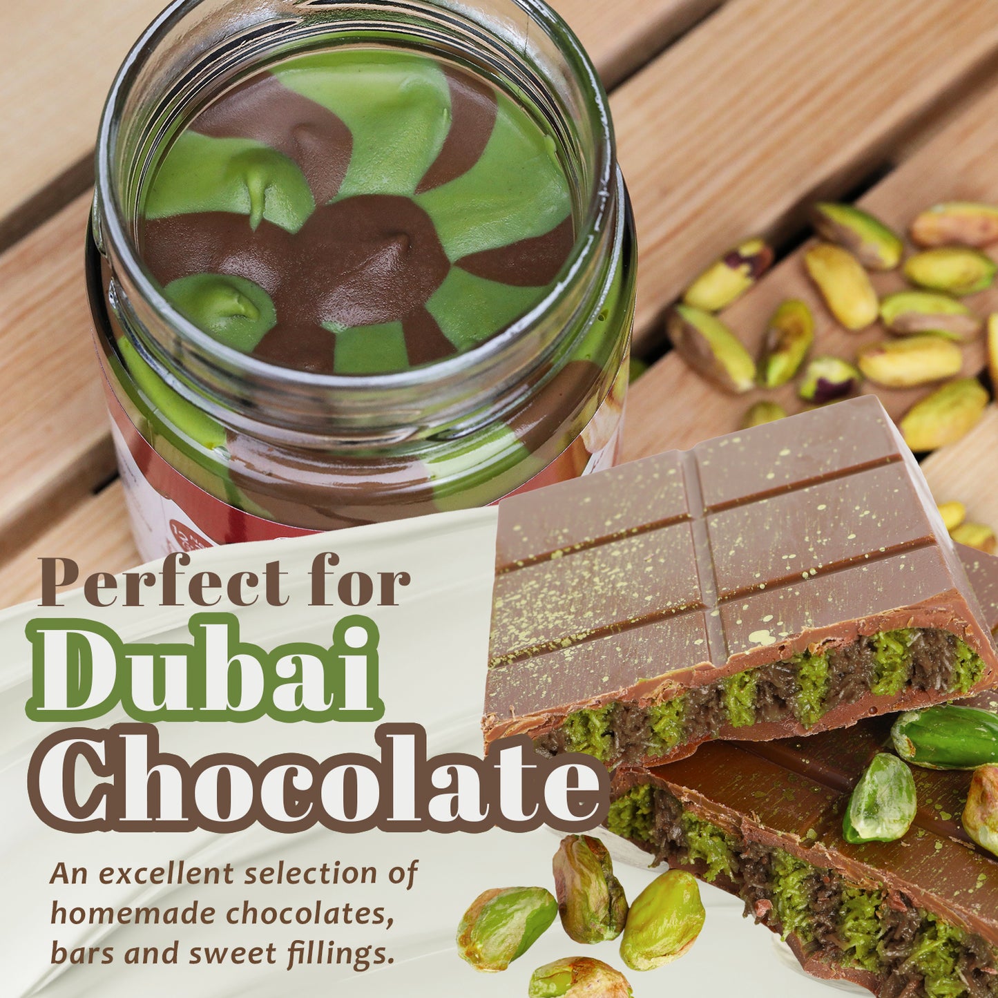 Perfect Dubai Chocolate Filling
