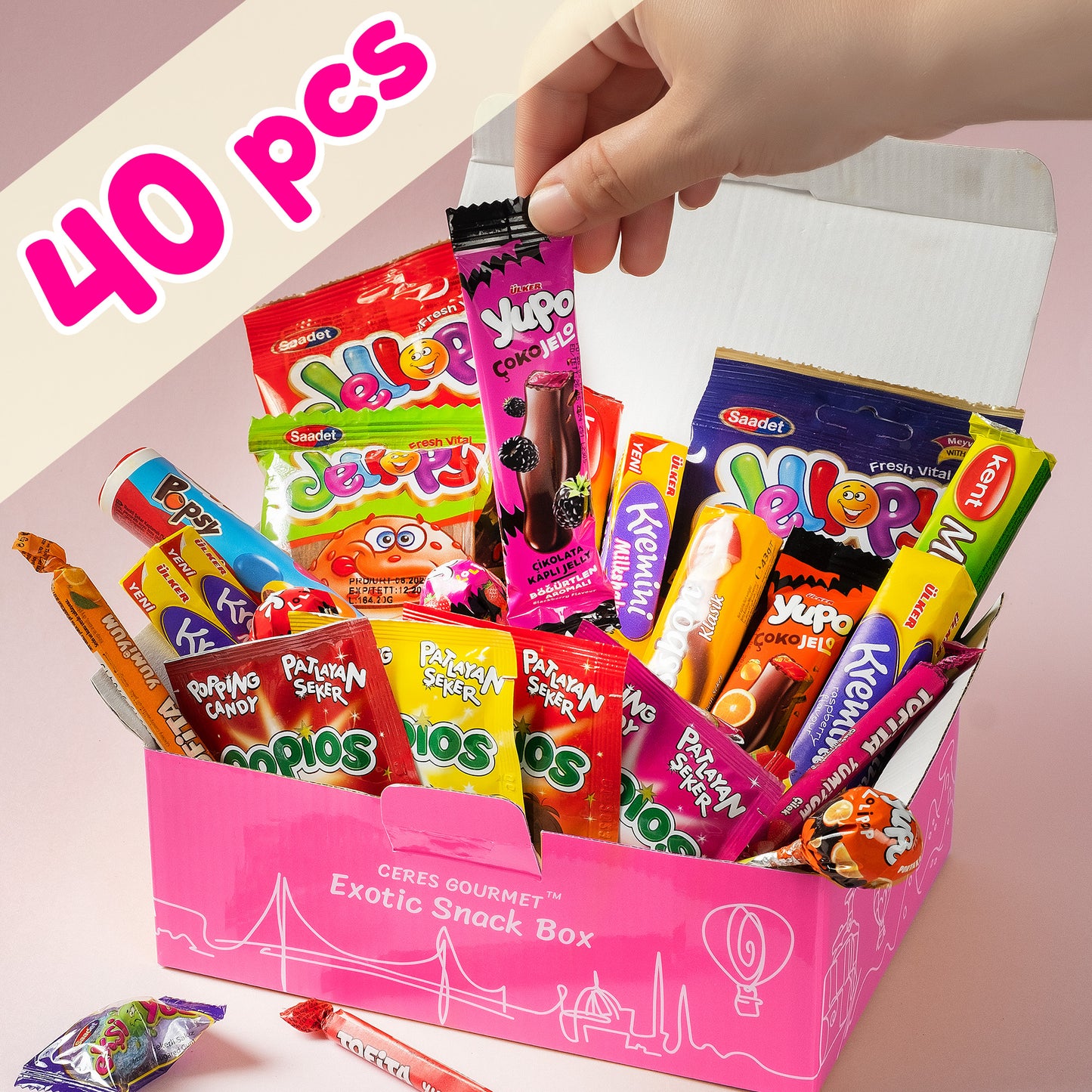 Candy Snacks Box Foreign Rare Unique 40 Mystery Candy 🍭