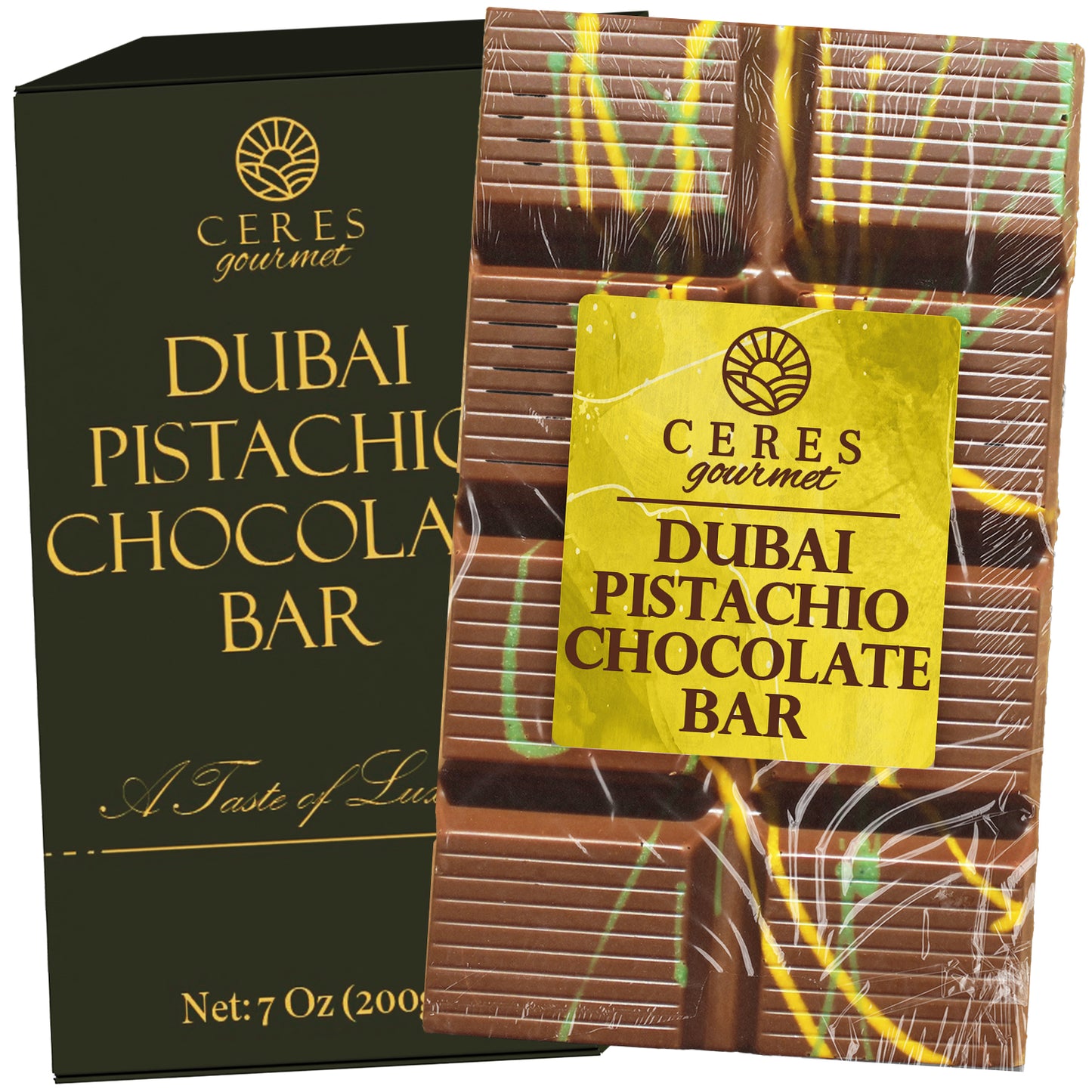 Dubai Chocolate Kunafa Pistachio Bar 2