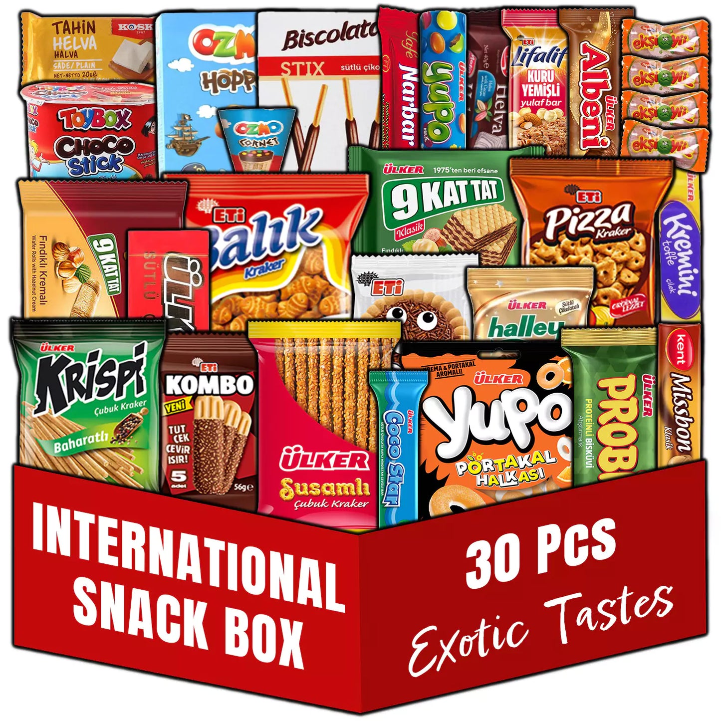 International SnackBox 50 Pack Assorted Treats