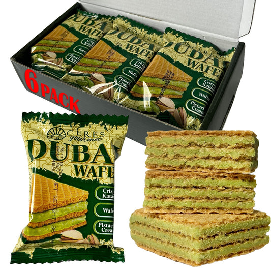 Dubai Wafers: Crispy Layers Filled With Pistachio Paste and Kataifi