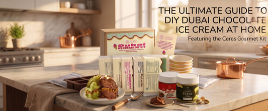 How to Make the Viral Dubai Chocolate Ice Cream at Home (DIY Kit)