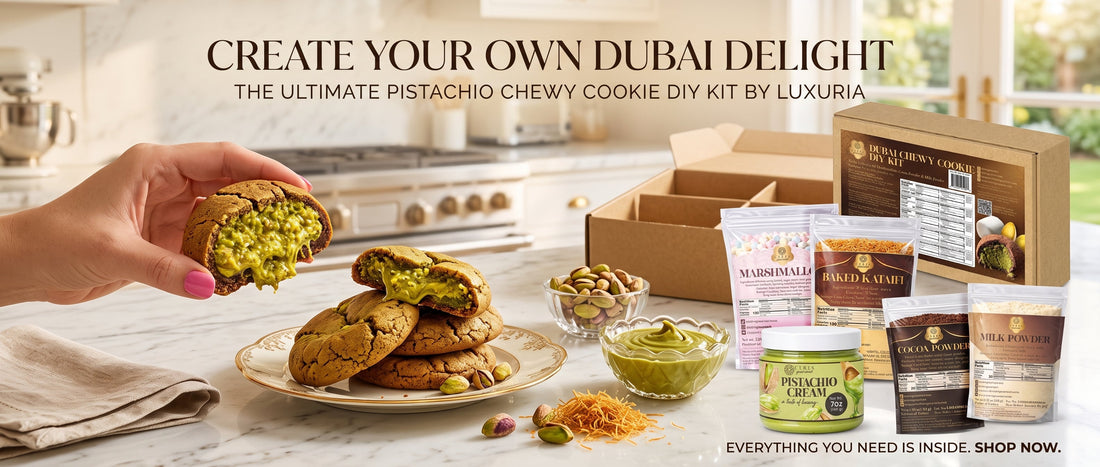 DIY Dubai Chewy Cookie Kit | Make the Viral Pistachio Dessert at Home 🍪✨