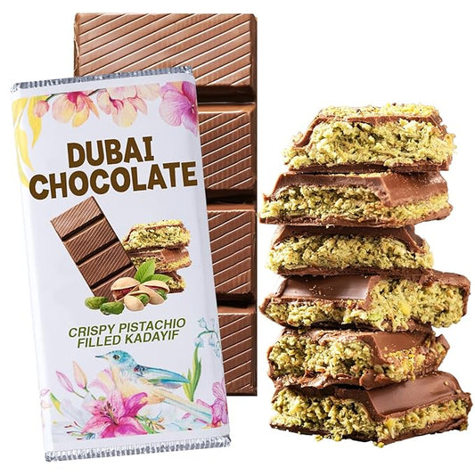 Dubai Pistachio Chocolate Bar - Ceres Gourmet