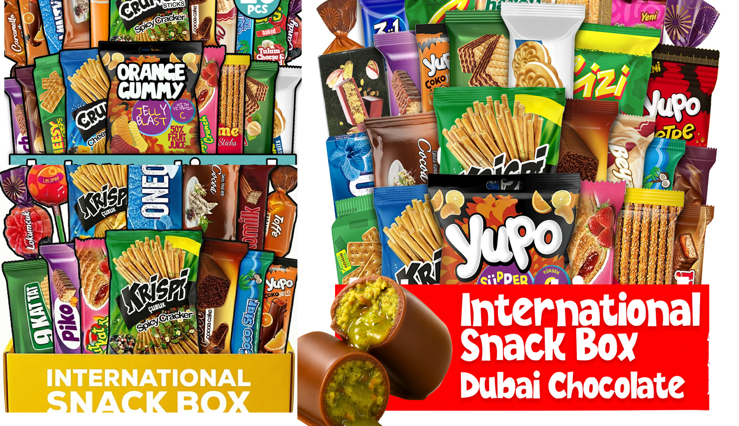 Ultimate Christmas International Snack Box Bundle – 65 Premium Treats