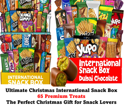 Ultimate Christmas International Snack Box Bundle – 65 Premium Treats