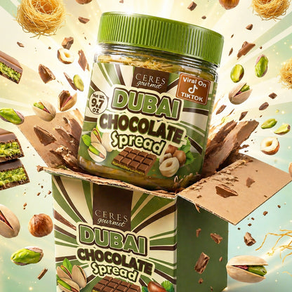 Dubai Spreadable Chocolate and Pistachio with Kataifi - 9.7 oz