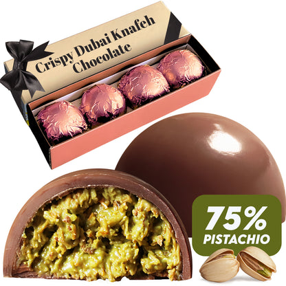 Dubai Pistachio Kunafa Chocolate Bite-Size Balls 5.6 Oz