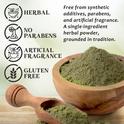 Bhringraj Powder 8 oz – Pure Eclipta Alba for Ayurvedic Hair Care & DIY Masks