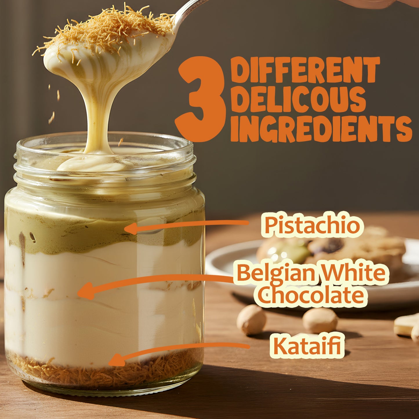 Dubai White Chocolate Spread Jar 9.7 oz