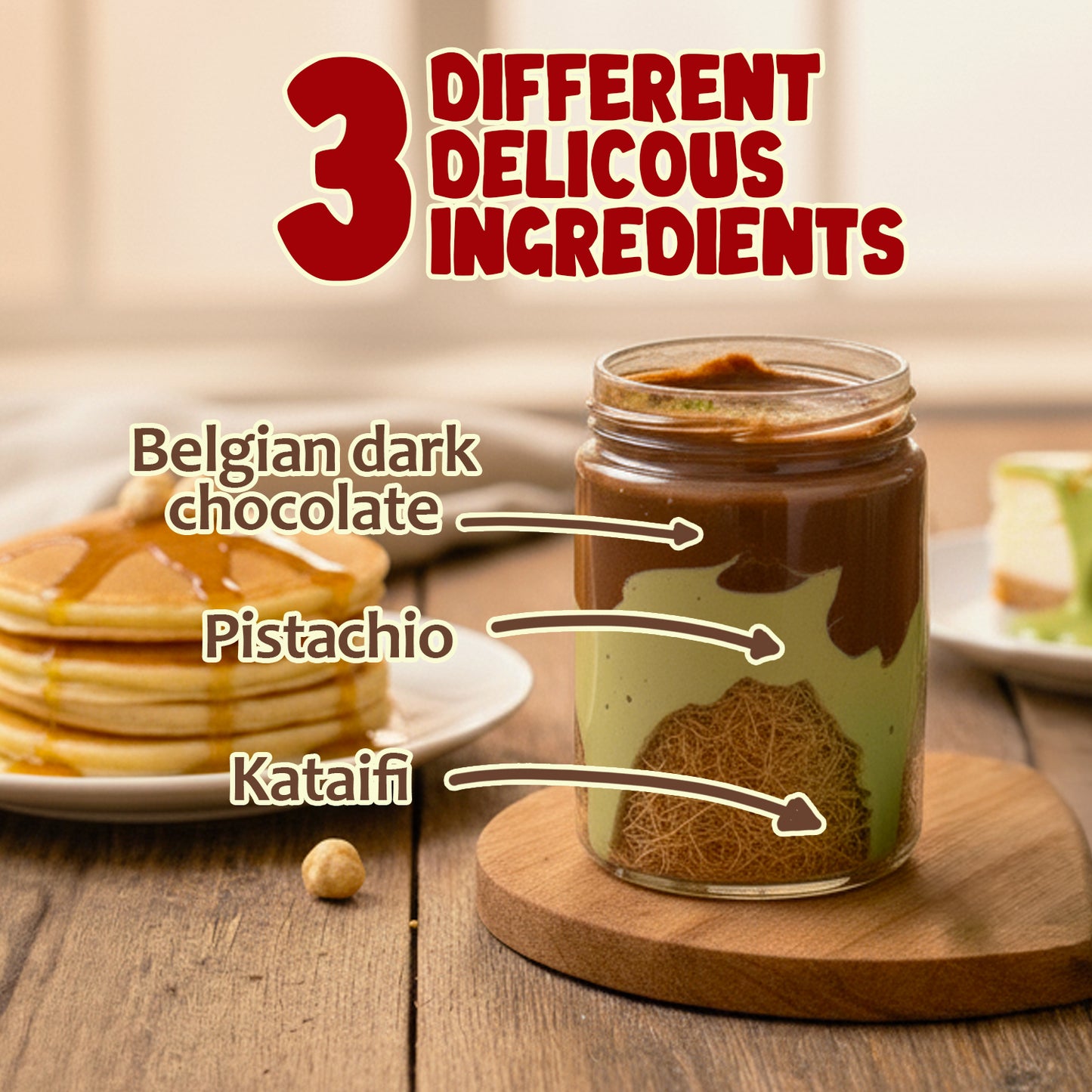 Dark Dubai Chocolate Spread 6.35 oz