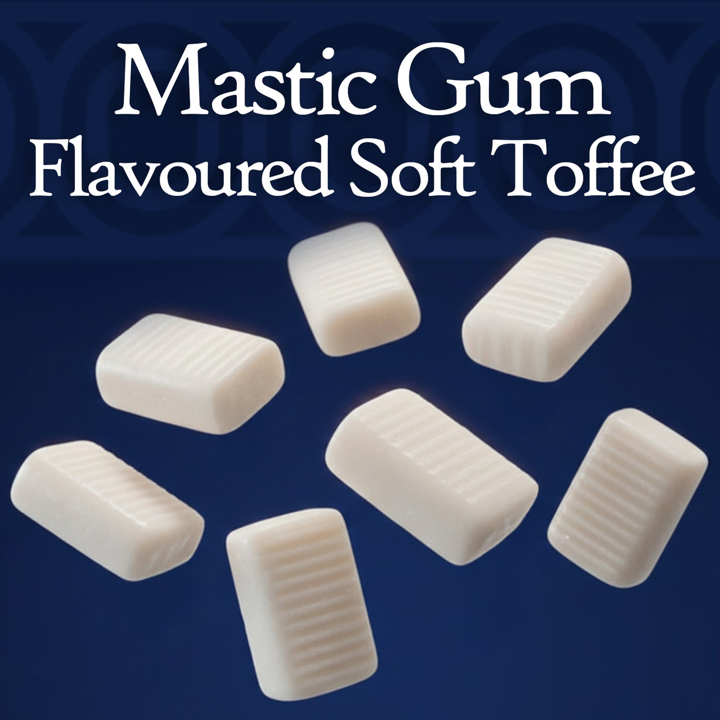 Mastic Soft Candy | Individually Wrapped  | Natural Mastic Flavor | 2.2 lbs