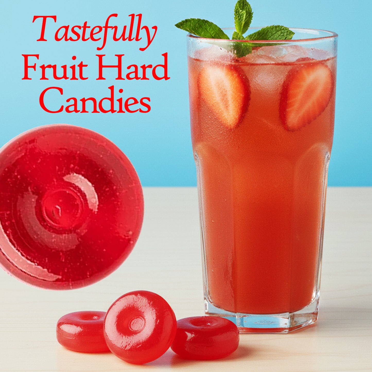 Assorted Fruit Hard Candy | Individually Wrapped | 2.2 lbs