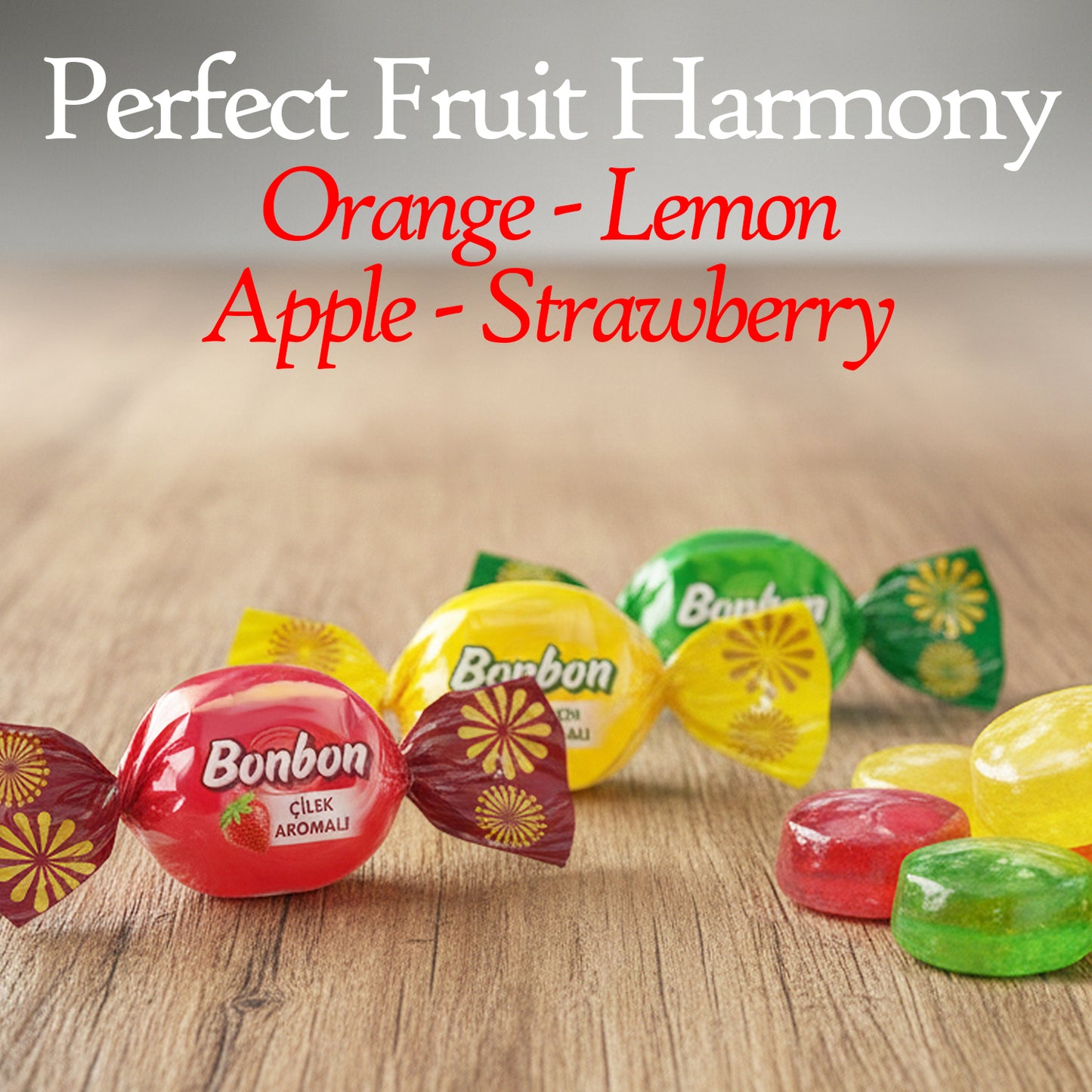 Assorted Fruit Hard Candy | Individually Wrapped | 2.2 lbs