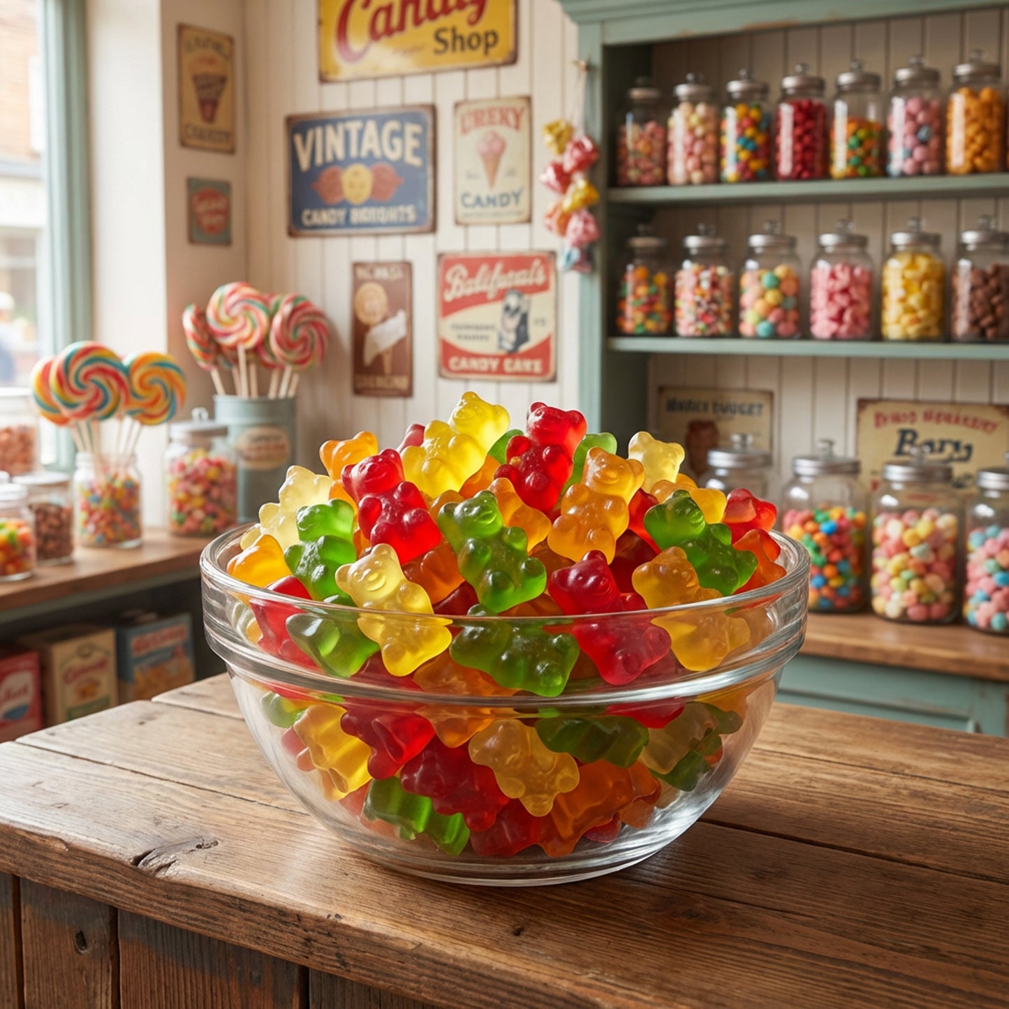 Gummy Bears – 2.2 lb (1 kg) Bulk Bag | Soft & Chewy Fruit Juice Gummy Candy
