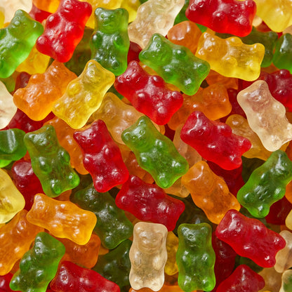 Gummy Bears – 2.2 lb (1 kg) Bulk Bag | Soft & Chewy Fruit Juice Gummy Candy