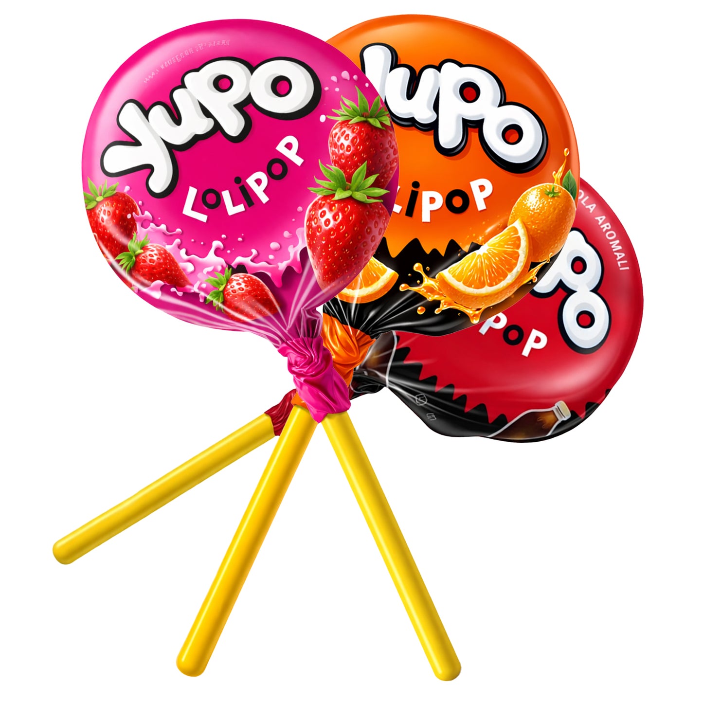 Assorted Fruit Lollipops Bulk 120 Count – Individually Wrapped Hard Candy Variety Pack