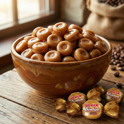 Milk Hard Candy 350 g – Caramel Milk Flavor Individually Wrapped