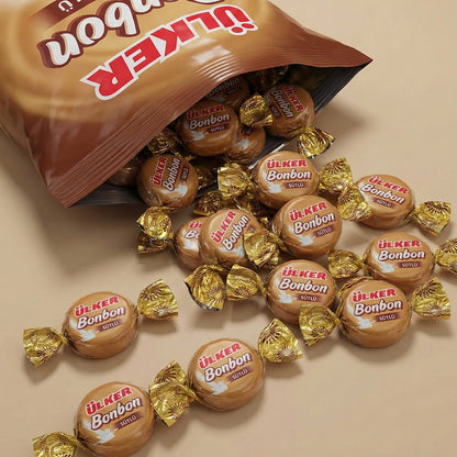 Milk Hard Candy 350 g – Caramel Milk Flavor Individually Wrapped