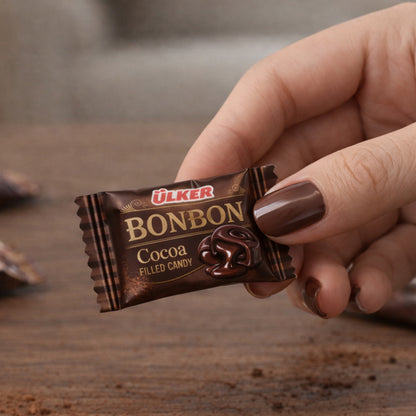 Cocoa Filled Hard Candy Bonbons – Individually Wrapped  (6 × 150 g Bags)
