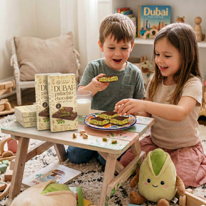 JUMBO Viral Dubai Pistachio Milk Chocolate Bar - Extra Thick 7oz (200g) - 3 Pack