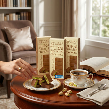 Ceres Gourmet Ultimate Dubai Pistachio Chocolate Collection (3-Pack Bundle)