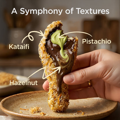 Ceres Gourmet Dubai Chocolate Drumstick: Pistachio & Kataifi (60g)