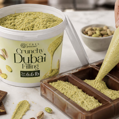 Premium Pistachio & Kataifi Filling – For Dubai Chocolate Creations – 2.2 lb and 6.6 lb