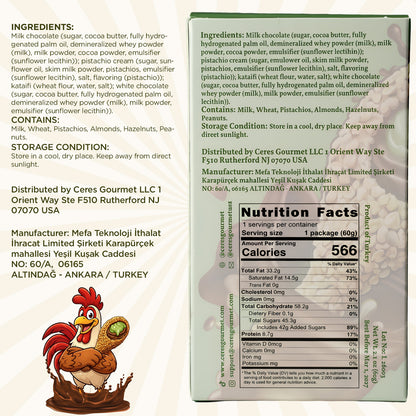 Ceres Gourmet Dubai Chocolate Drumstick: Pistachio & Kataifi (60g)