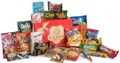 50er-Pack Internationale Snackbox - Verschiedene Leckereien