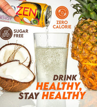 Sugar Free Energy Drink - Zero Calorie, Kosher, Gluten Free, Vegan, KETO Friendly - 11.2 Fl Oz (Pack of 12)