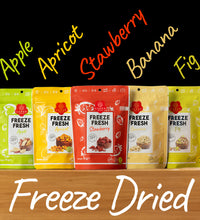Freeze-Dried Fruit Variety Pack, 10 Pack Gluten Free, Vegan Single Serve Mix Dried Fruit Snacks, No Added Sugar, Non-GMO Healthy Gift Box -Banana, Strawberry, Apple, Fig, Apricot