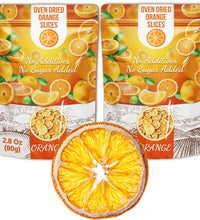 Dried Orange Slices for Cocktail Garnish, Dehydrated Orange Wheels for Cake, Cooking, Decoration, Christmas Decor, Natural Sun Dried Citrus Fruit, 5.65 Oz