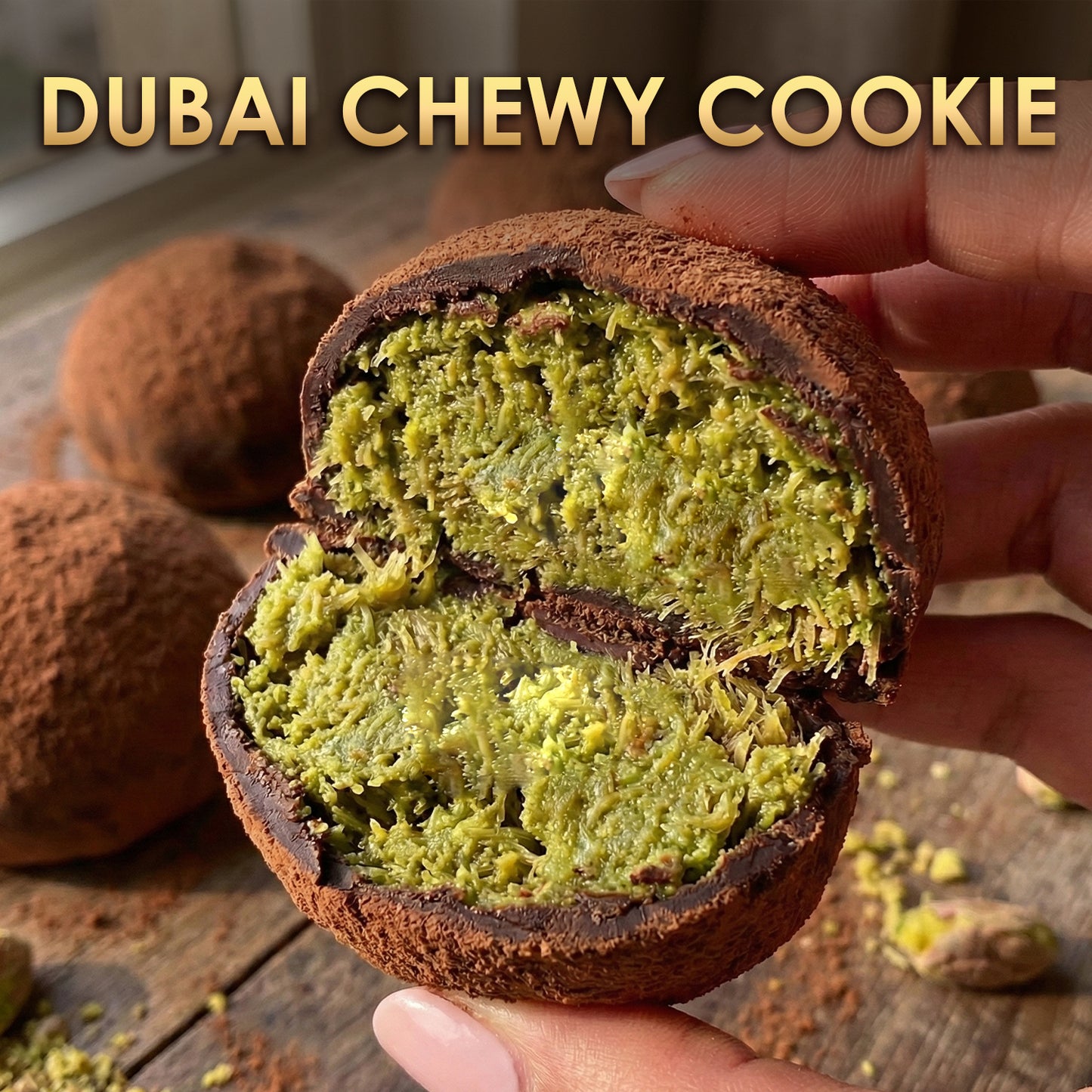 DIY Dubai Chewy Cookie Kit | Viral Pistachio & Kataifi No-Bake Dessert