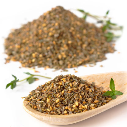 Za'atar Seasoning 7 Oz, Mediterranean Spice Blend, Natural Zaatar Spice Mix