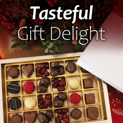 Assorted Handmade Artisan Truffle Chocolate Gift Box 24 Pieces