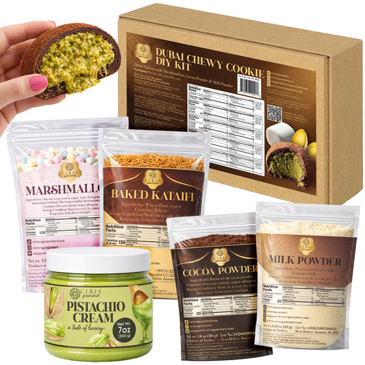 DIY Dubai Chewy Cookie Kit | Viral Pistachio & Kataifi No-Bake Dessert