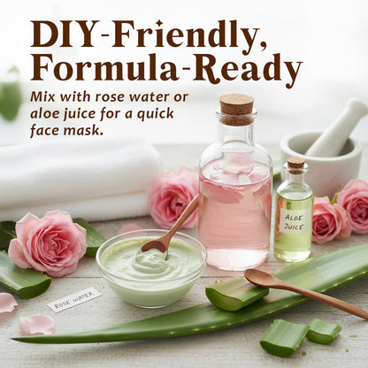 Aloe Vera Powder 8 oz – 100% Pure Aloe Leaf Powder for Skin & Hair DIY Care