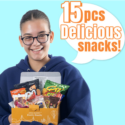 Valentine’s World Snack Bundle – 35 Premium Treats | International Snack Gift Box Perfect for Sharing Sweet Moments,