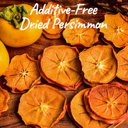 Dried Persimmon Slices 3.5 Oz, Dried Fruit Snack Packs, Healthy Snack, All Natural, No Sugar Added