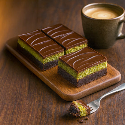 Dubai Brownie DIY Kit -Brownie Powder Mix & Pistachio and Chocolate Cream & Roasted Kataifi