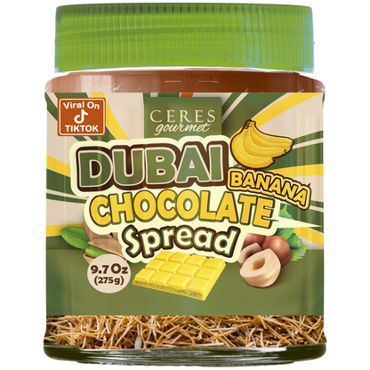 Dubai Chocolate Spread with Real Freeze-Dried Fruit Chunks – 9.7 oz
