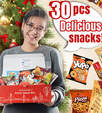 International Snack Box 30 Pcs,  Premium Foreign Rare Snack Food Gifts, European Snacks, Candy and Chocolates