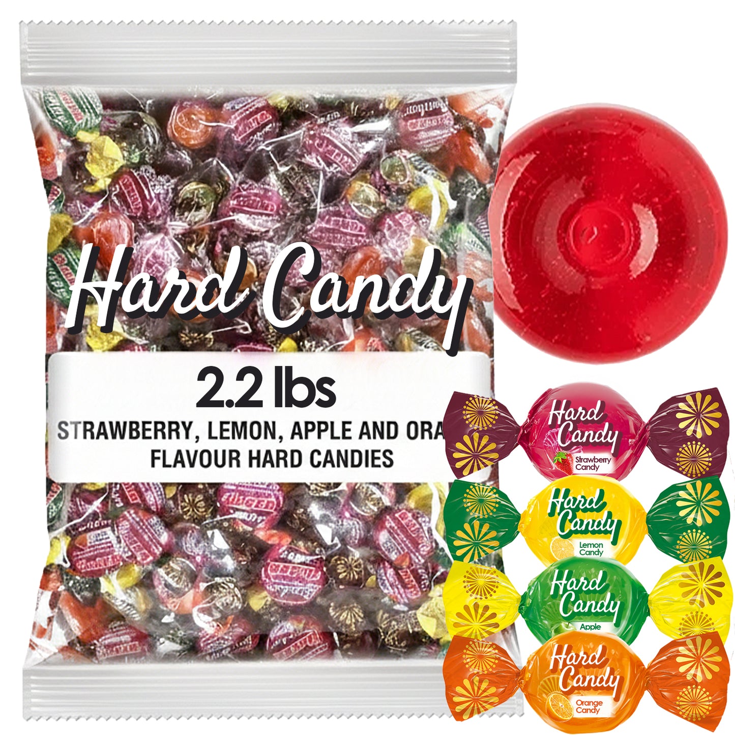 Premium Candy Assortment Bundle – Soft & Hard Candy Bulk Collection - Each 2.2 lbs