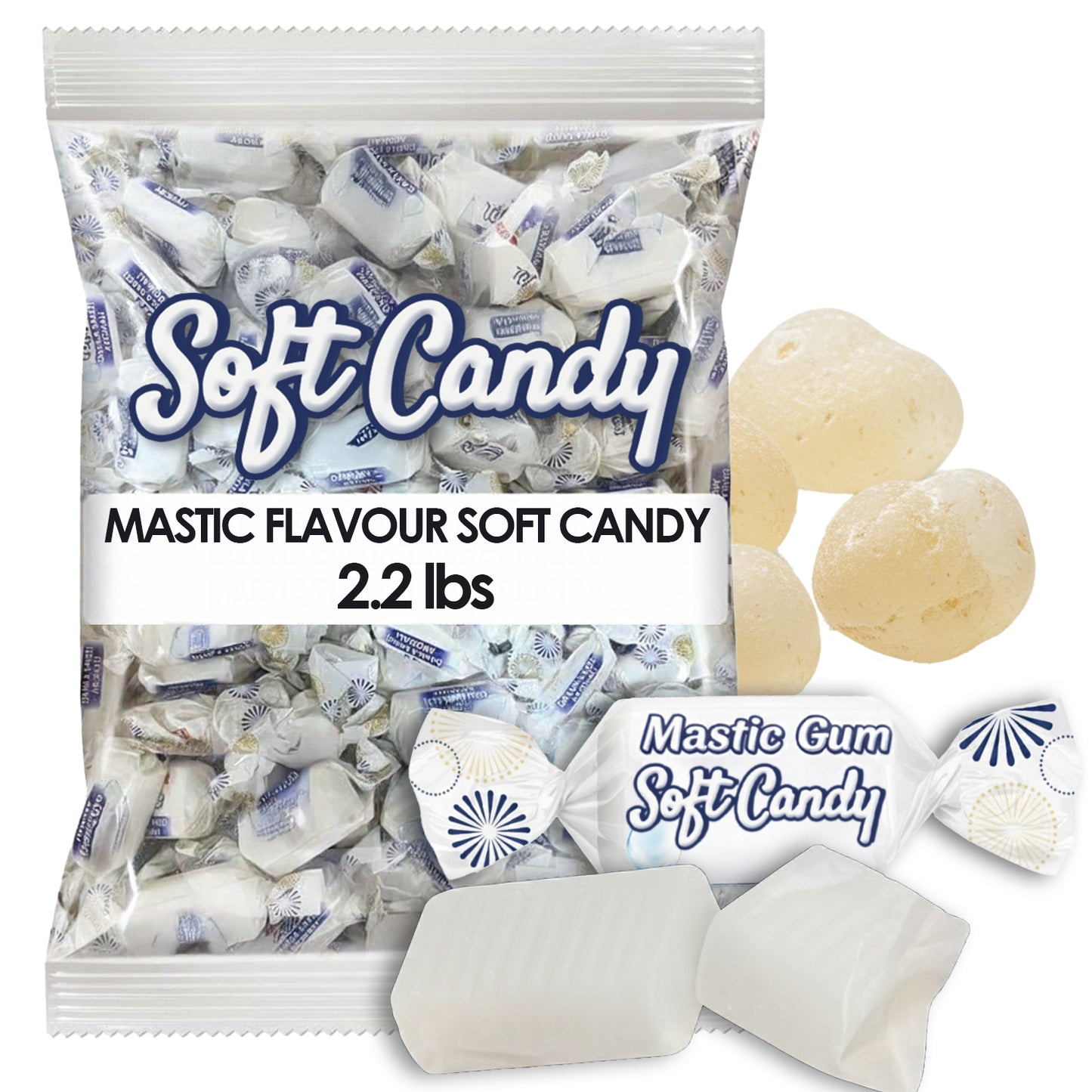 Premium Candy Assortment Bundle – Soft & Hard Candy Bulk Collection - Each 2.2 lbs