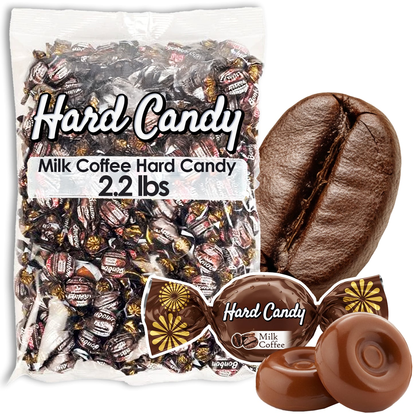 Premium Candy Assortment Bundle – Soft & Hard Candy Bulk Collection - Each 2.2 lbs