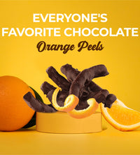Bitter Chocolate-Coated Orange Peel Sticks 5.3 Oz - Candied Orange Peel Slices Coated With Dark Chocolate- A Symphony of Sweetness and Richness in Every Bite