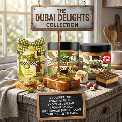 Ceres Gourmet Ultimate Dubai Dessert Spread Trio: Brownie, Marshmallow & Extra Crunchy