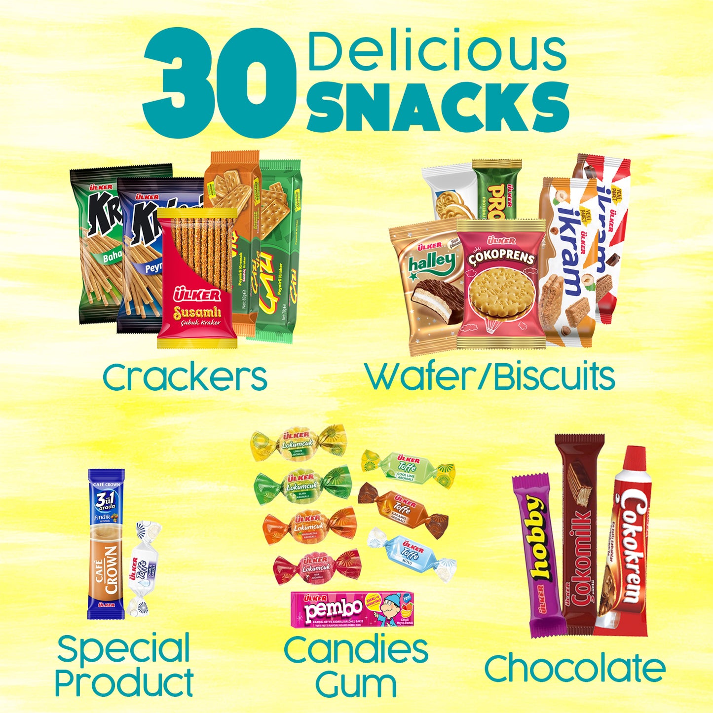 Snack Boxes from Around the World – 30 Delicious Snacks - Midi Box